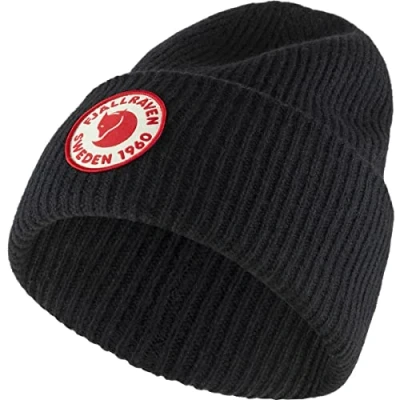 Image of Fjällräven 1960 LOGO HAT Beanie, Size: One Size, Black