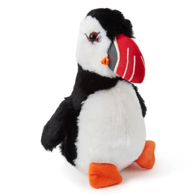 Image of Zappi Co Puffin Plush Toy (22cm) Delightful, Soft Bird, Eco Friendly for Playtime and Cuddles, Made from 100% Recycled Material