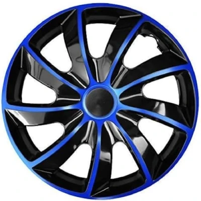 Image of Quad Wheel Trims 17 Inch Set of 4 Black/Blue
