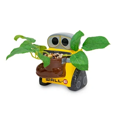 Image of Disney Pixar WALL E 4 Inch Ceramic Mini Planter With Artificial Succulent