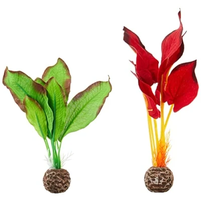 Image of biOrb Silk Plant Set S green &amp; red