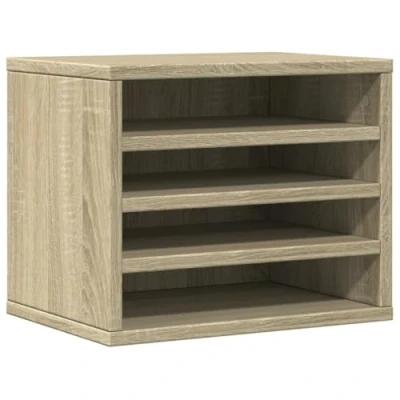 Image of vidaXL Desk Organiser Sonoma Oak 36x26x29.5 cm Engineered wood