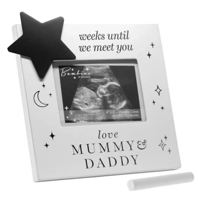 Image of &#039;Week&#039;s Until we Meet You Love Mummy &amp; Daddy&#039; Baby&#039;s Scan Photo Frame 1392