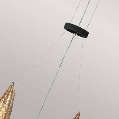 Image of Hinkley Willow Cylindrical Pendant Ceiling Light Carbon Black with Deluxe Gold