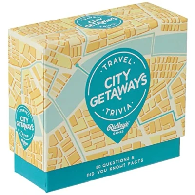 Image of Ridley&#039;s Games QUZ013 City Getaway Trivia Game, Multi
