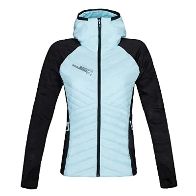 Image of Rock Experience REWJ06121 ECO MANITOBA HYBRID Jacket Women&#039;s 2285 QUIET TIDE+0208 CAVIAR XS