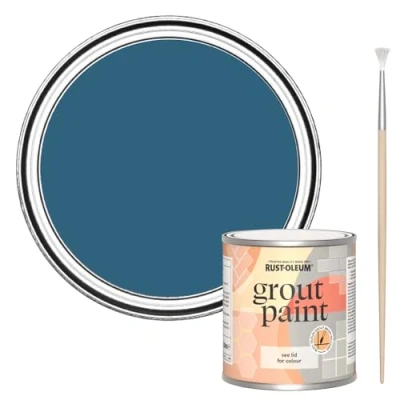 Image of Rust Oleum Blue Ultra Durable Grout Paint Cobalt 250ml