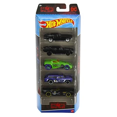 Image of Hot Wheels Batman 5 car pack