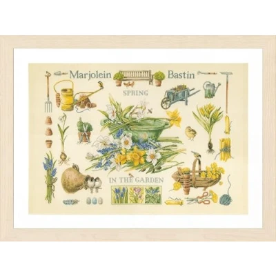 Image of Lanarte Cross Stitch Set, Multicoloured, 69x49cm