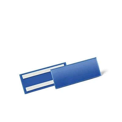 Image of Durable Adhesive Pocket 210x74mm Blue