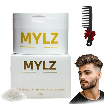 Image of Mylz Sea Salt Spray for Men, Men&#039;s Hair &amp; Clay, Clay Texture Pack, Say Goodbye To Bad (Clay)