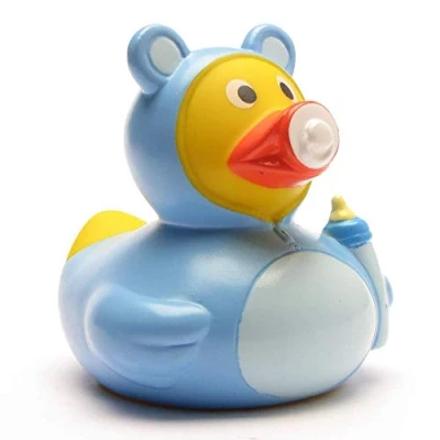 Image of Rubber Duck I Ducky Baby Blue Boy Bath
