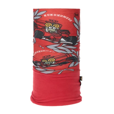 Image of Buff Childrens Unisex Multifunctional microfiber tubular with fleece lining Kukuxumuxu 38800 children&#039;s Red One Size