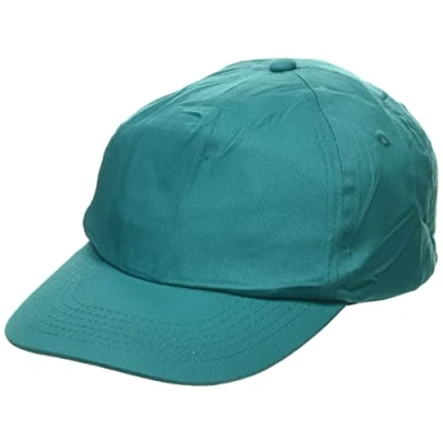 Image of Beechfield 5 panel unlined cotton cap in Emerald