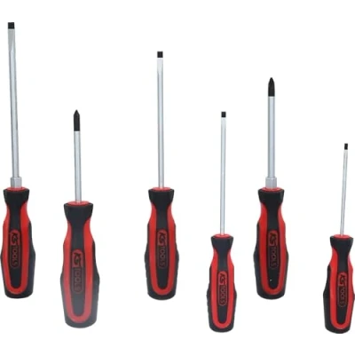 Image of KS Tools 159.0010 ERGOTORQUEplus screwdriver set, slot+PH, 6 pcs