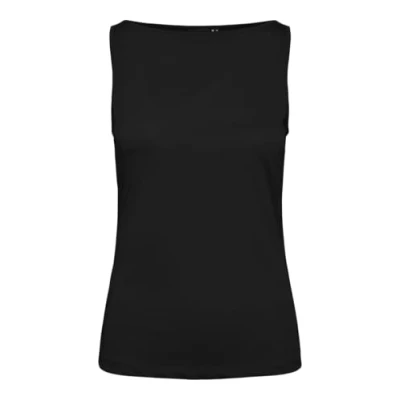 Image of PIECES Women&#039;s Pcanora Tank Top Bc, Black, XL