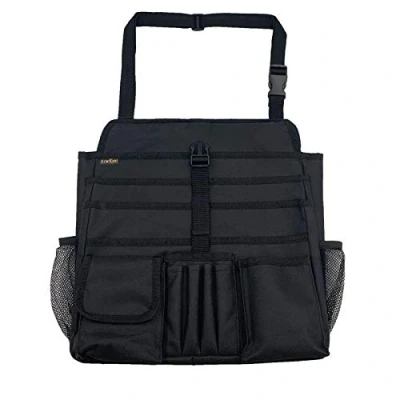Image of ECWKVN Car Front Seat Organiser, Passenger Back Laptop Storage Bag/Van Organiser Adjustable Strap Water Resistant Tidy Organisers