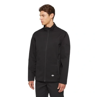 Image of Dickies, Men&#039;s, FULL ZIP SOFTSHELL JACKET, BLACK, L
