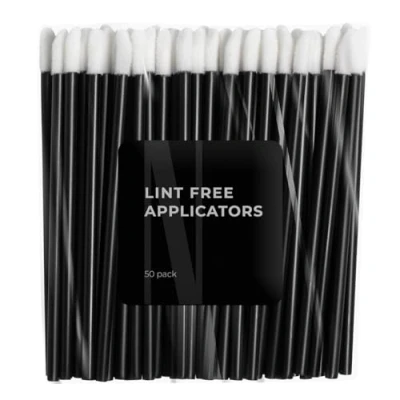 Image of Nanolash lint free applicators 50 pcs flocked lash and brow applicators, disposable eyelash