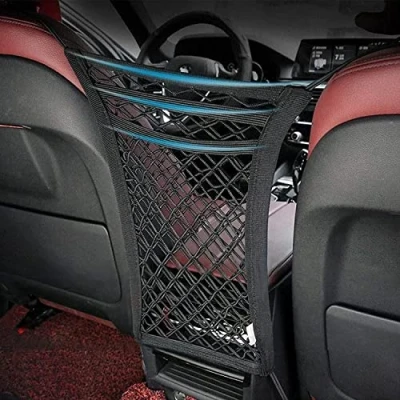 Image of Car Storage Net, Network of Seat, Elastic Net Pocket,Car Seat Organiser, Boot Mesh Bag, Portable Organiser Net，Barrier Backseat Pet Kids