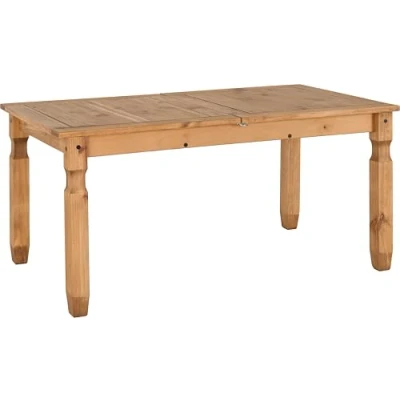 Image of Seconique Corona Extending Dining Table in Distressed Waxed Pine