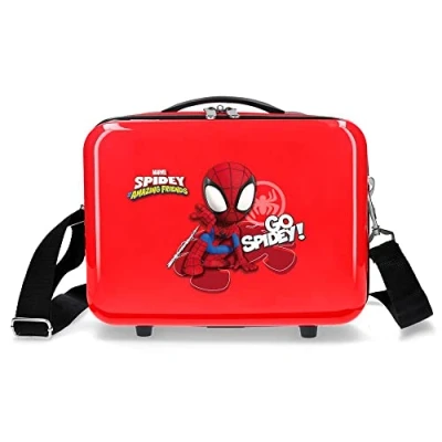 Image of Marvel Go Spidey Adaptable Toiletry Bag with Shoulder Red 29x21x15cm Rigid ABS 9,14L