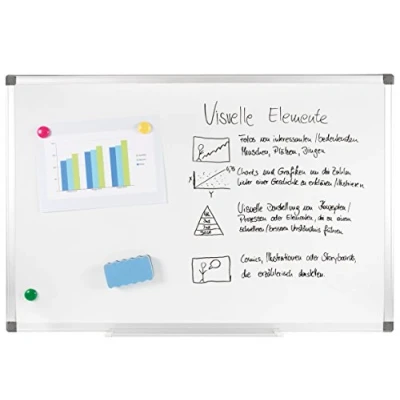 Image of Genie XXL Classic Magnetic Drywipe Whiteboard Wipe Clean + Accessory, 90 cm x 60 Pro