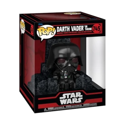 Image of Funko Pop! Deluxe: SW Darkside Darth Vader Throne Star Wars Collectable Vinyl Figure Gift Idea Official Merchandise Toys for Kids &amp; Adults Movies Fans Model Collectors