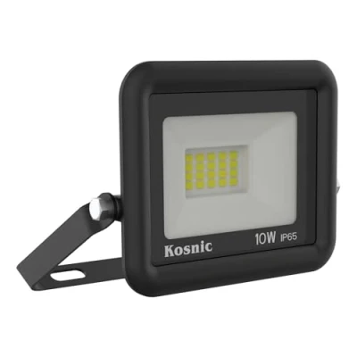 Image of Kosnic RHI10 W30 Rhine II 10w LED Flood Light, IP65, Black, 900lm, 3000K