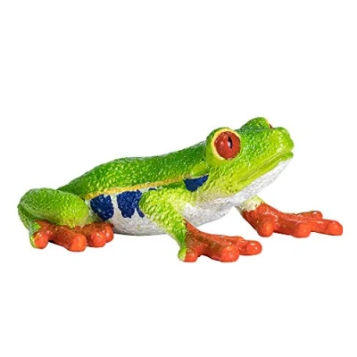 Image of MOJO Red Eyed Tree Frog Hand Painted Toy Figure Wildlife Collection True to Life &amp; Highly Detailed Designed in UK