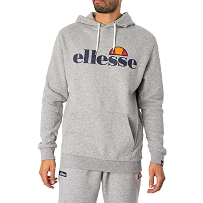 Image of Ellesse Primero Hoodie, Men&#039;s, Size: XL, Greymarl