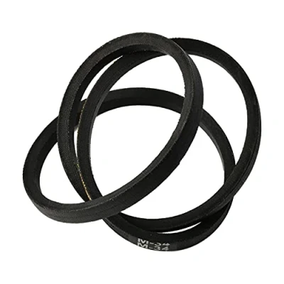 Image of Othmro M 34 Drive V Belt, Inner Girth 863mm Rubber Belt Machine Transmission (Width:10mm,Thickness:6mm)