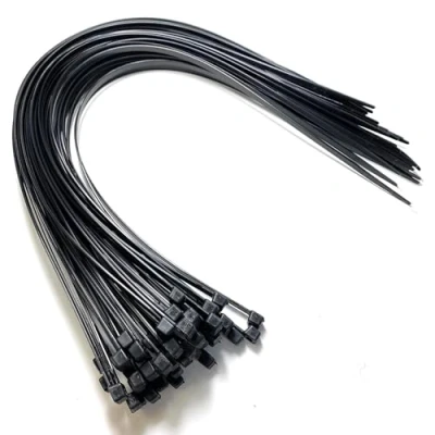 Image of Cable Ties 450mm x 4.8mm 17.7&quot; Extra Long Tie Wraps Nylon Zip (50, Black)