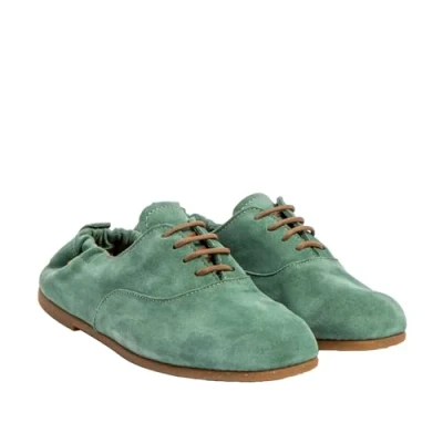 Image of El Naturalista Women&#039;s N5537 Crochet Moccasin, Jade Green, 5.5 UK