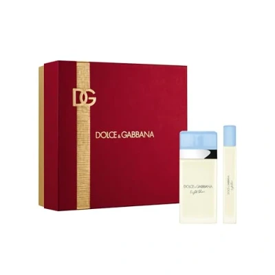 Image of Dolce &amp; Gabbana Light Blue Eau de Toilette 50ml Gift Set 2024 (Contains EDT and 10ml Travel Spray)