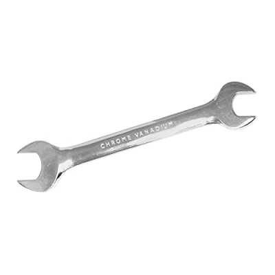 Image of Dapetz ® Double Open End Spanner 6mm x 7mm Super Thin Ended Wrench Flat Set for Narrow Space, Carbon Steel, Mirror Chrome Plated Use Under Space Conditions