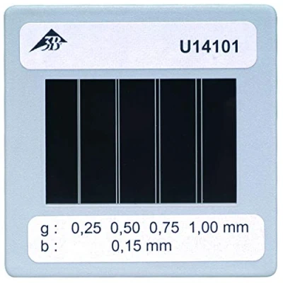 Image of 3B Scientific U14101 Diaphragm With 4 Double Slits Of Different Spacing