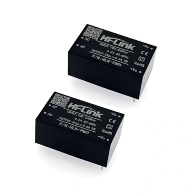 Image of JZK 2 pcs HLK PM01 AC DC 220V to 5V Step Down Power Supply Module Isolated