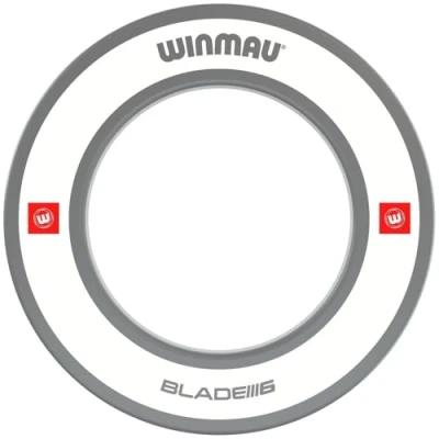 Image of WINMAU Dart Board Surround Ring Pro Line 1.0 White Dartboard Backboard Wall Protector