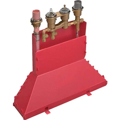 Image of Hansgrohe 15482180 AXOR Grundkörper für 4 Loch Wannenrandarmatur mit Thermostat Base Body, k.A