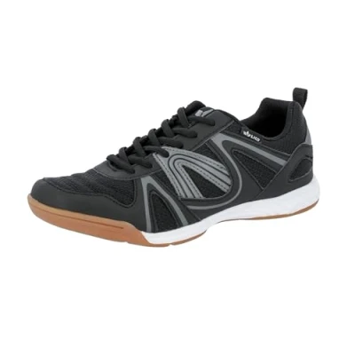 Image of Lico Men&#039;s Indoor Fitness Shoes, Black Schwarz Grau Grau, 5 UK