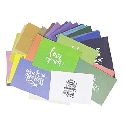 Image of 45 Shades of Motivation Set Postcards. Different Motivational and Inspirational Quotes