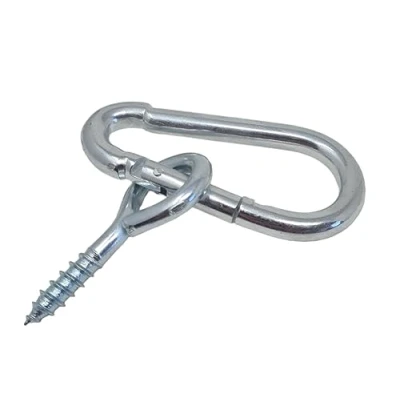 Image of fiXte Very Heavy Duty XXL M10 Carabiner Clip with Screw in Eye BZP Steel (1 Set)