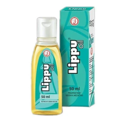 Image of Lippu Oil 50ml Dry Skin Hyper Melanosis Lichen Planus Lchthyosis Eczema by JRK Siddha
