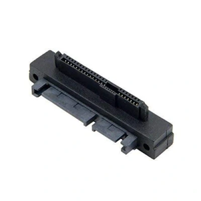 Image of CY 90 Degree Right Angled SFF 8482 SAS 22 Pin to 7 + 15 SATA Hard Disk Drive Raid Adapter
