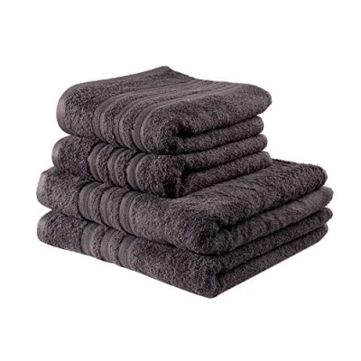 Image of EHC Bath Sheet 90cm x 135cm Charcoal, 100% cotton, Charcoal