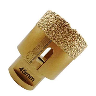 Image of SHDIATOOL Diamond Drill Core Bit Diamter 45mm for Porcelain Tile Granite Marble Dry Drilling