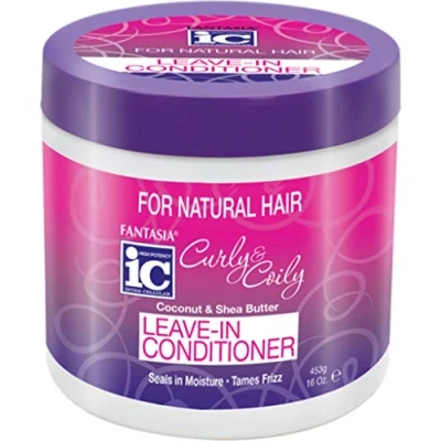 Image of Fantasia Curly &amp; Coily Leave in Conditioner, 453 g