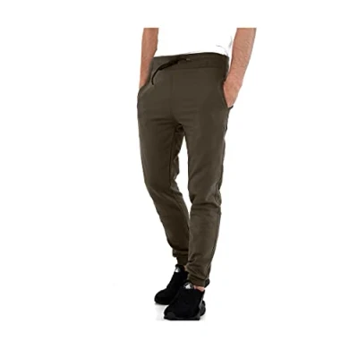 Image of GW CLASSYOUTFIT Kids Boys Girls School Fleece PE Joggers Jogging Tracksuit Bottoms 3 14 Years (9 10 Years, Khaki)