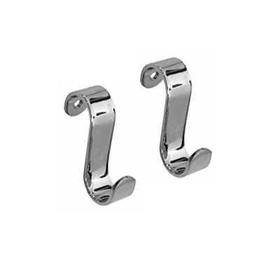Image of Smedbo YK362 Time Hook Fore Towel Rail, Polished Chrome